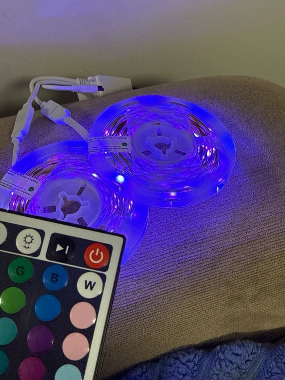 RGB LED Strip Light Kit with Remote - Multicolor - Picture 4 of 5